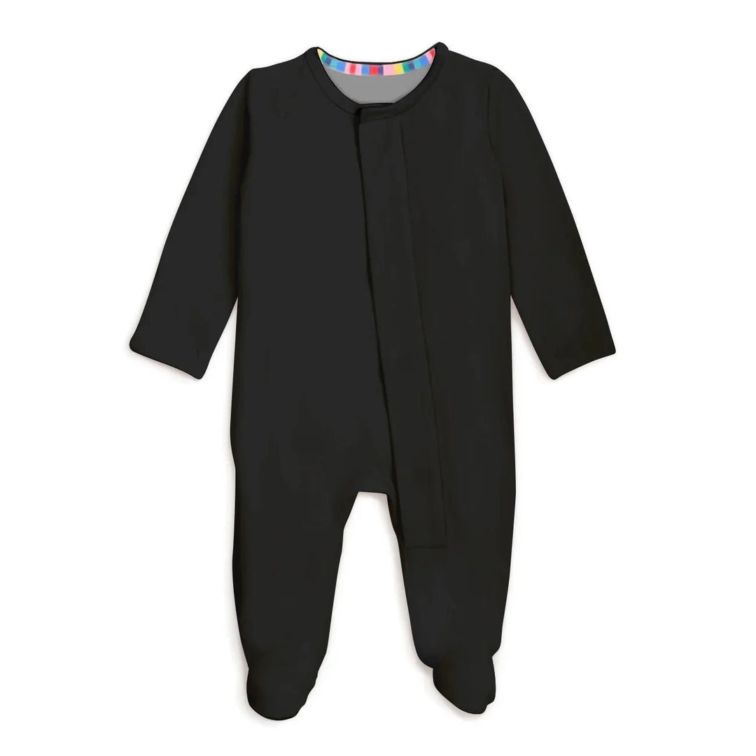 Midnight Magnetic Footie Romper - Zumbamboo