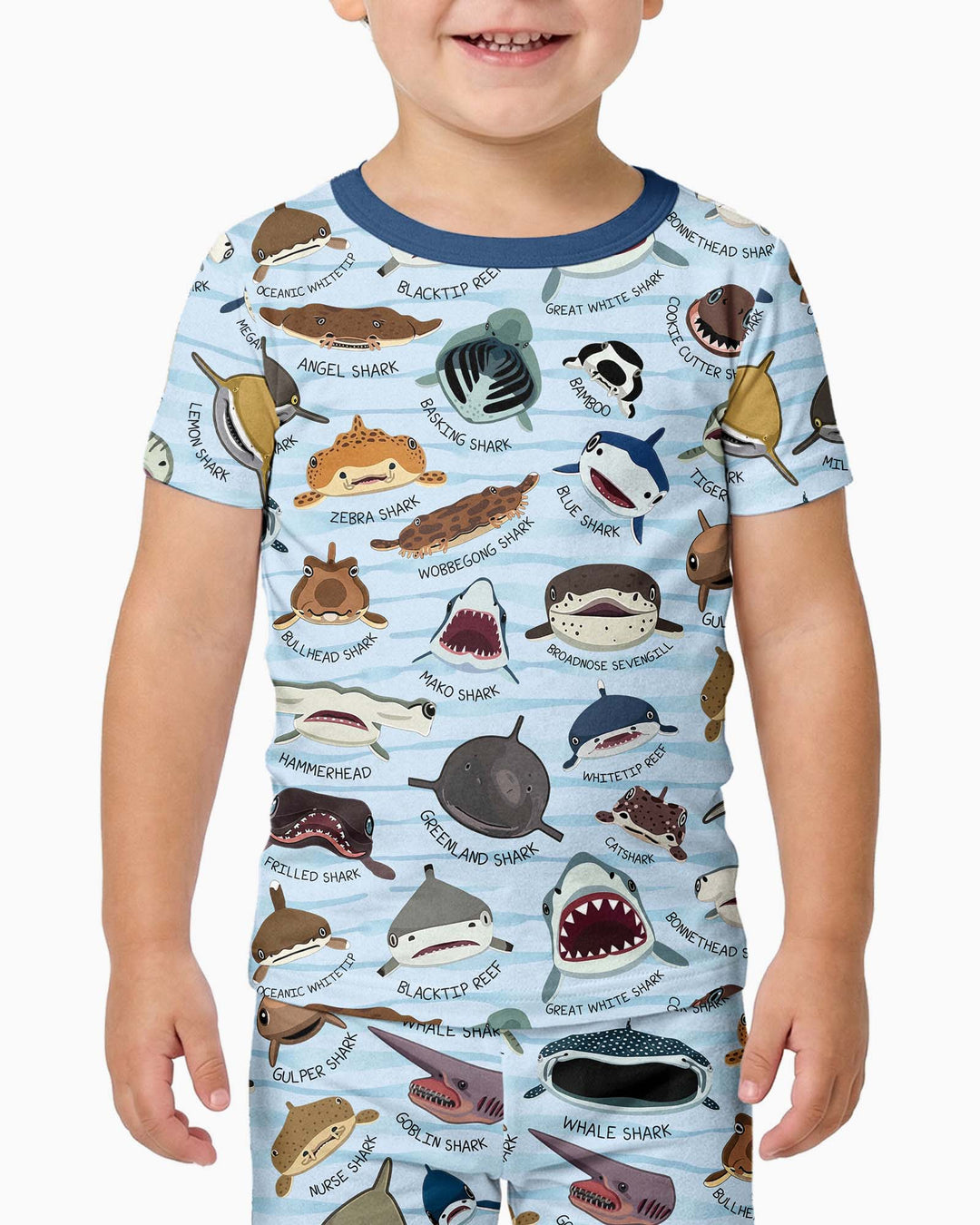 Zweiteiliges, kurzärmliges Pyjama-Set mit Marienkäfern
