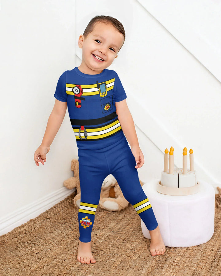 Zweiteiliges, kurzärmliges Pyjama-Set mit Marienkäfern
