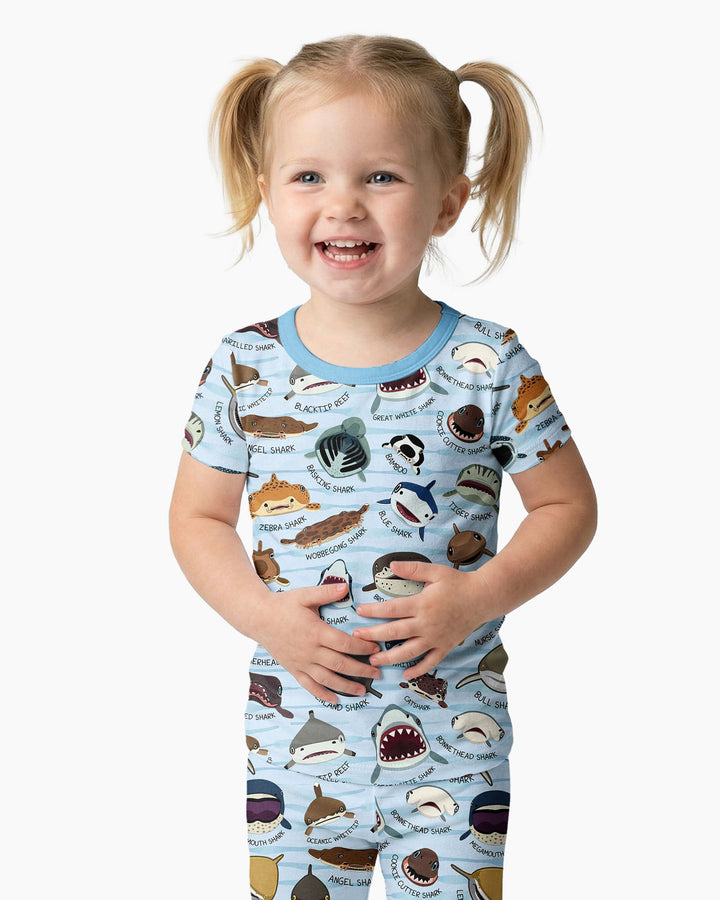 Zweiteiliges, kurzärmliges Pyjama-Set mit Marienkäfern