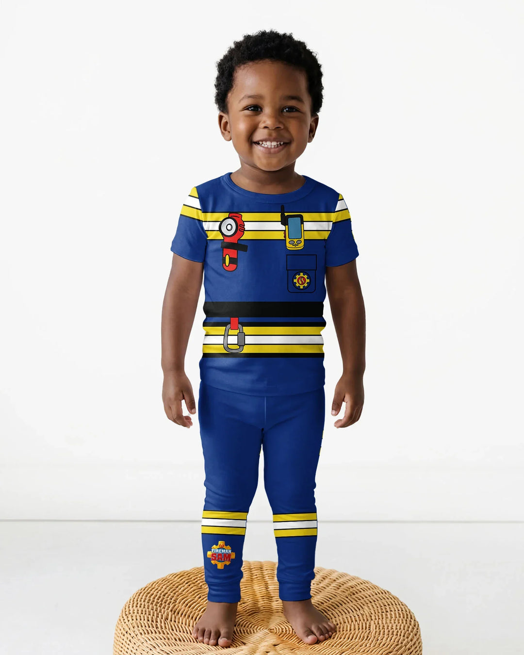 Zweiteiliges, kurzärmliges Pyjama-Set mit Marienkäfern