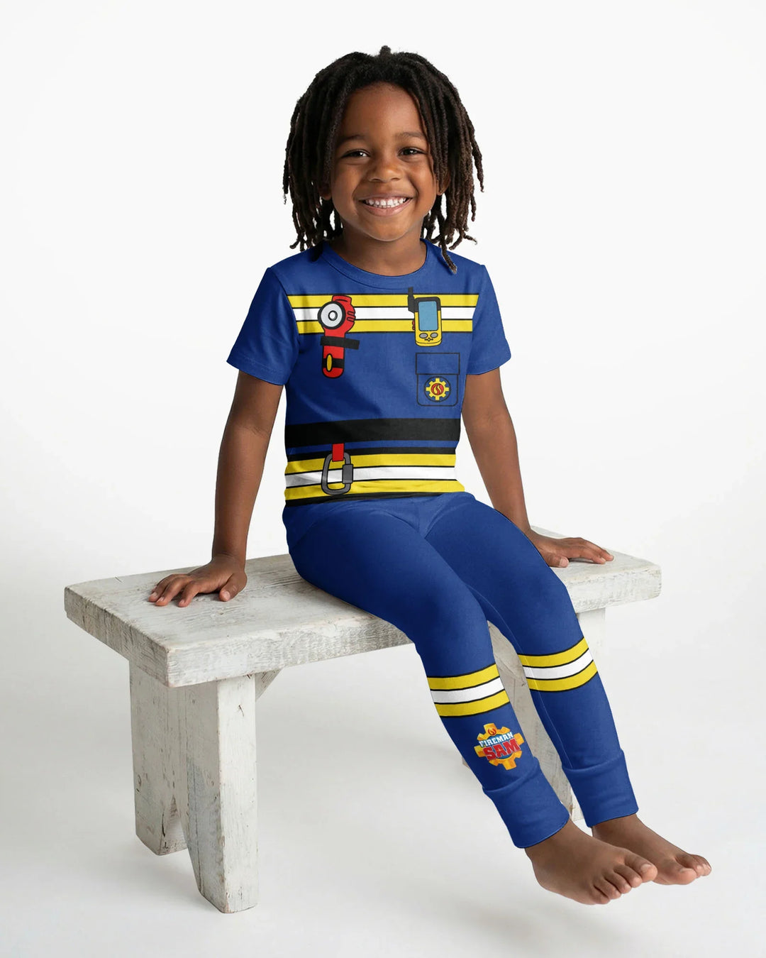 Zweiteiliges, kurzärmliges Pyjama-Set mit Marienkäfern