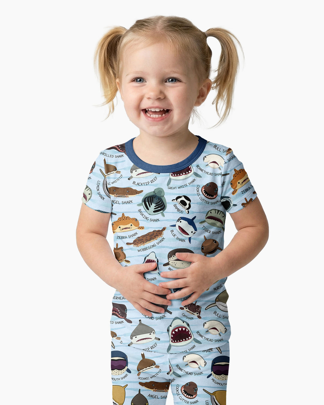 Zweiteiliges, kurzärmliges Pyjama-Set mit Marienkäfern