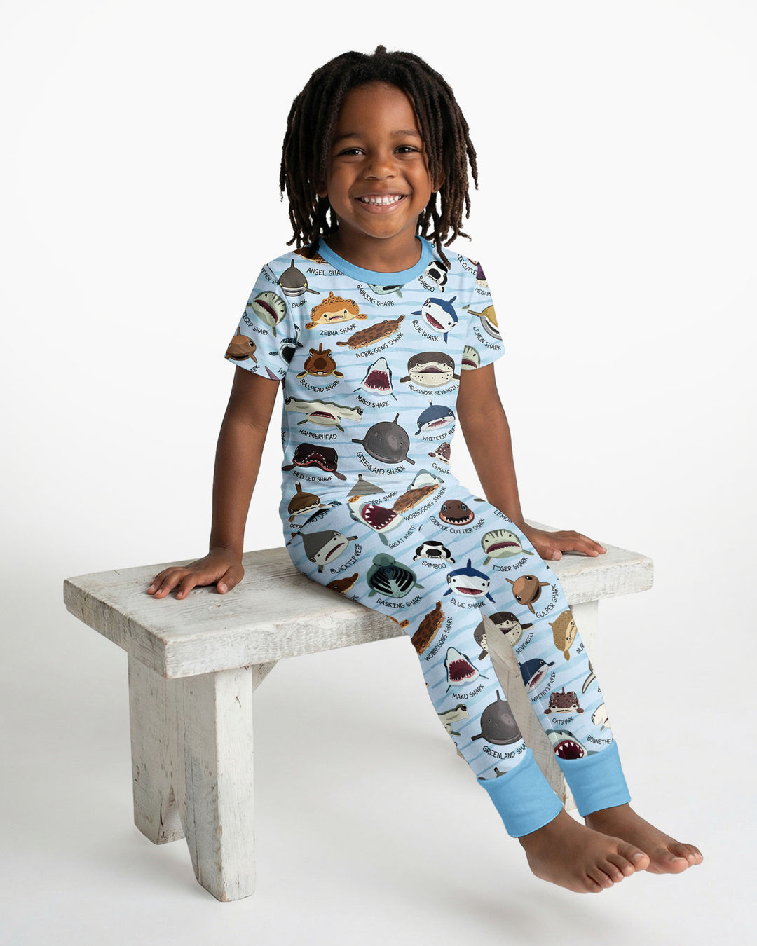Zweiteiliges, kurzärmliges Pyjama-Set mit Marienkäfern