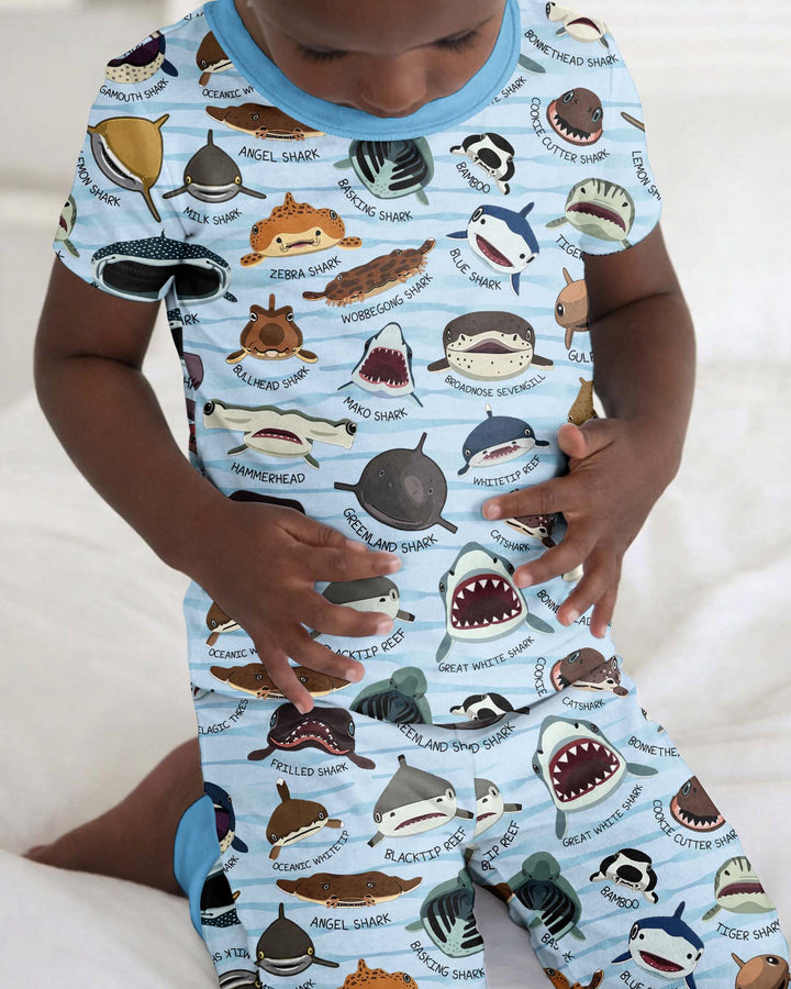Zweiteiliges, kurzärmliges Pyjama-Set mit Marienkäfern
