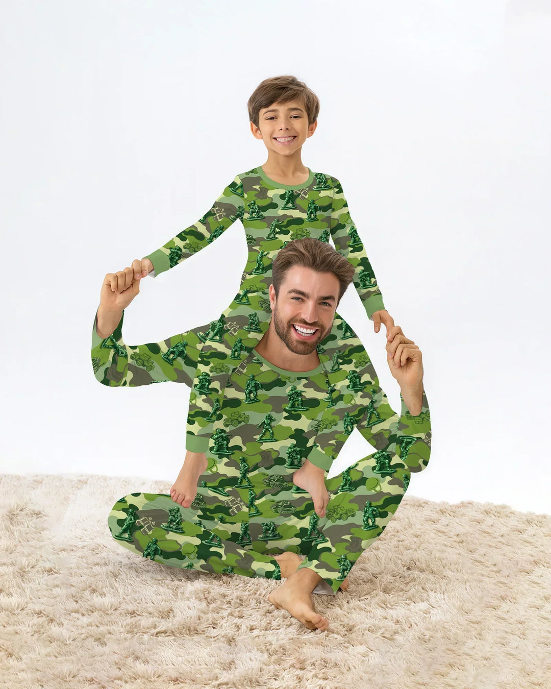 Zweiteiliges, kurzärmliges Pyjama-Set mit Marienkäfern