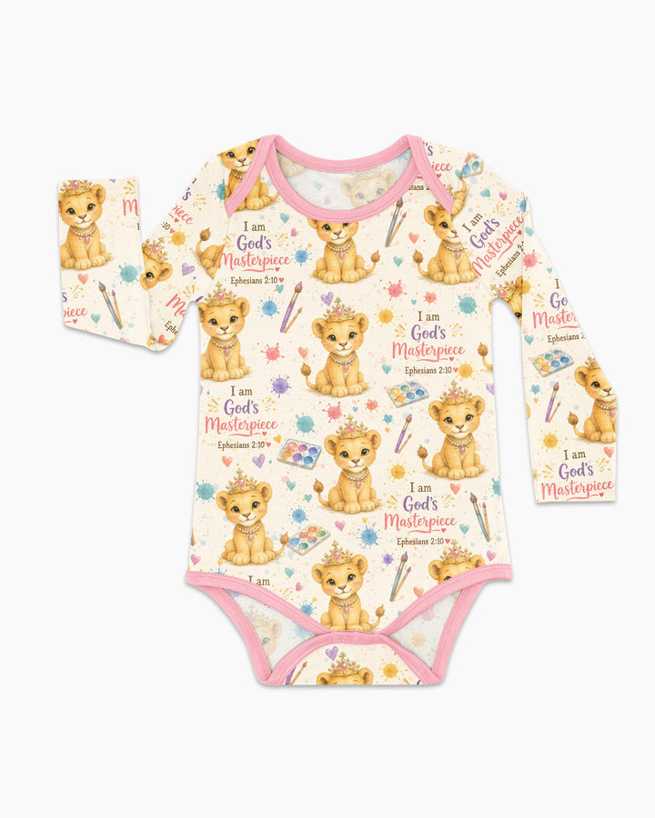 Gerippte Babykleidung mit individuellem Foto - Weich &amp; Skizzenhaft