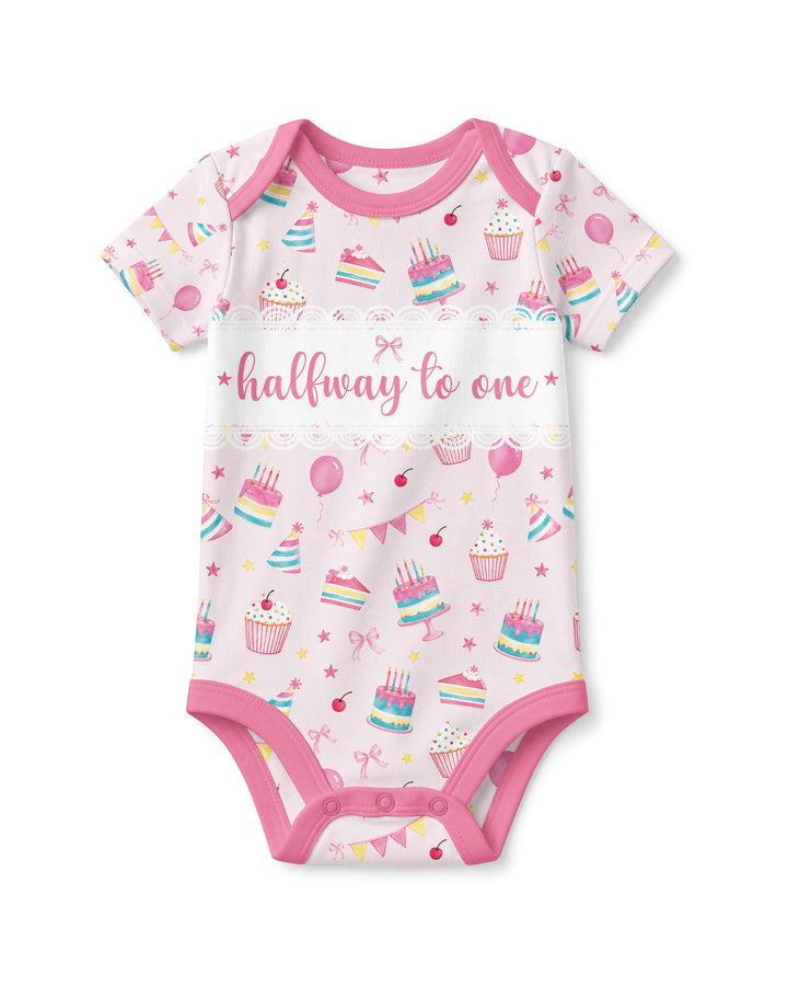 Party Halfway to One Bamboo Bodysuit