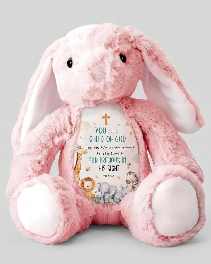 Noah's Ark You Are A Child Of God Soft Toy Bunny