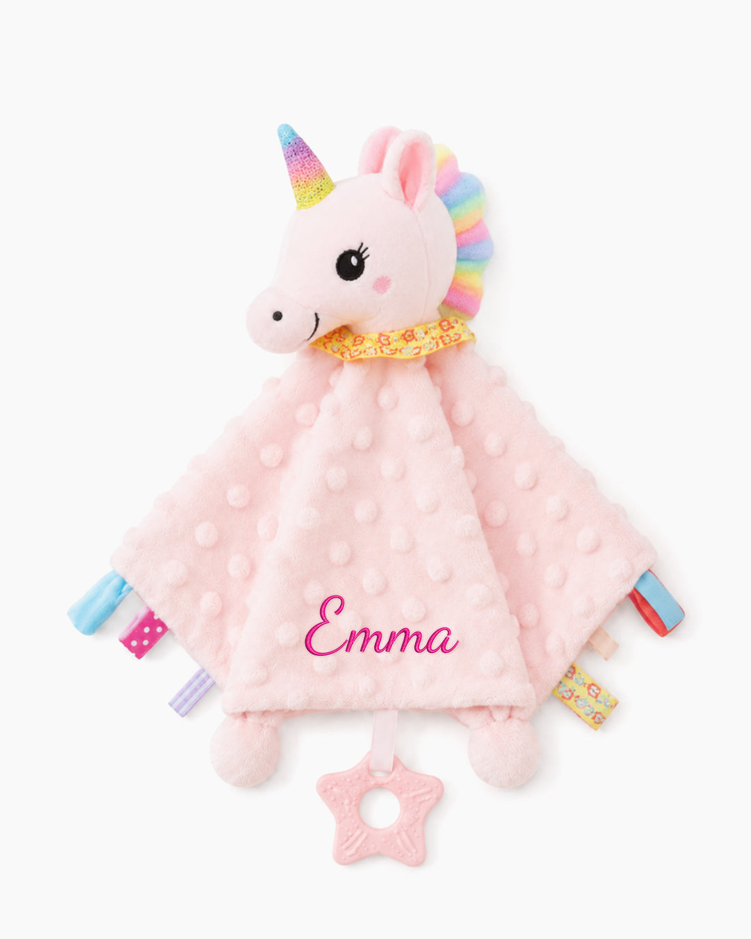 Minky Dot Lovey Baby Security Blanket