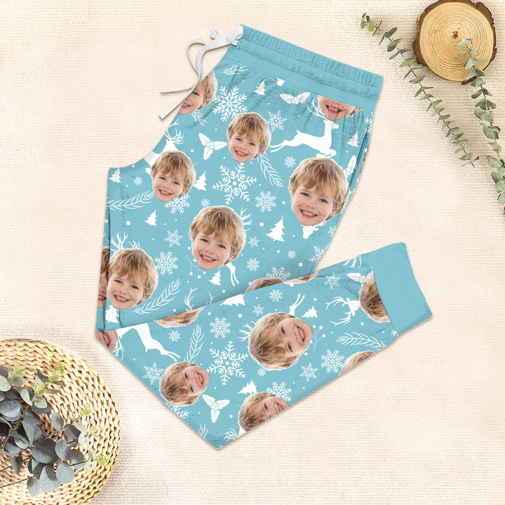 Custom Photo Christmas Men's Pajama Set