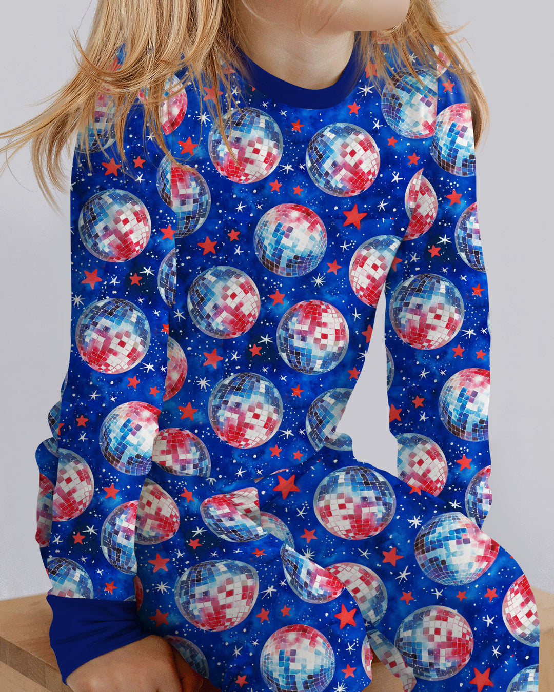 Conjunto de pijama de dos piezas de bambú de manga larga