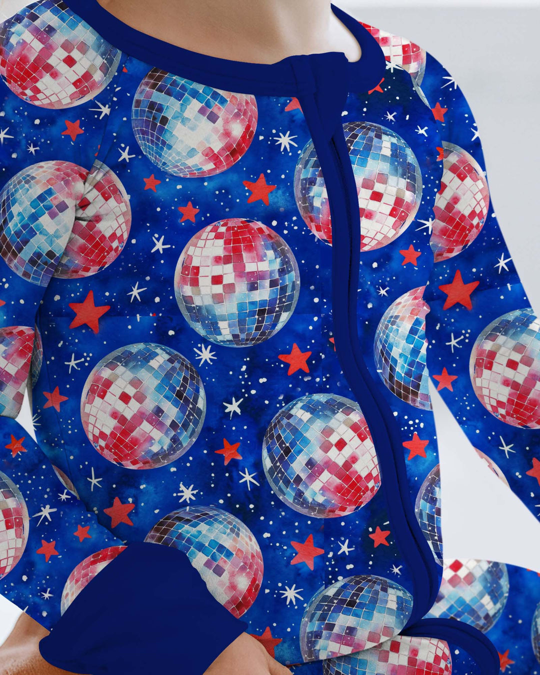 USA Disco Balls Bamboo Convertible Zippy