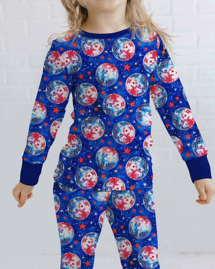 Conjunto de pijama de dos piezas de bambú de manga larga