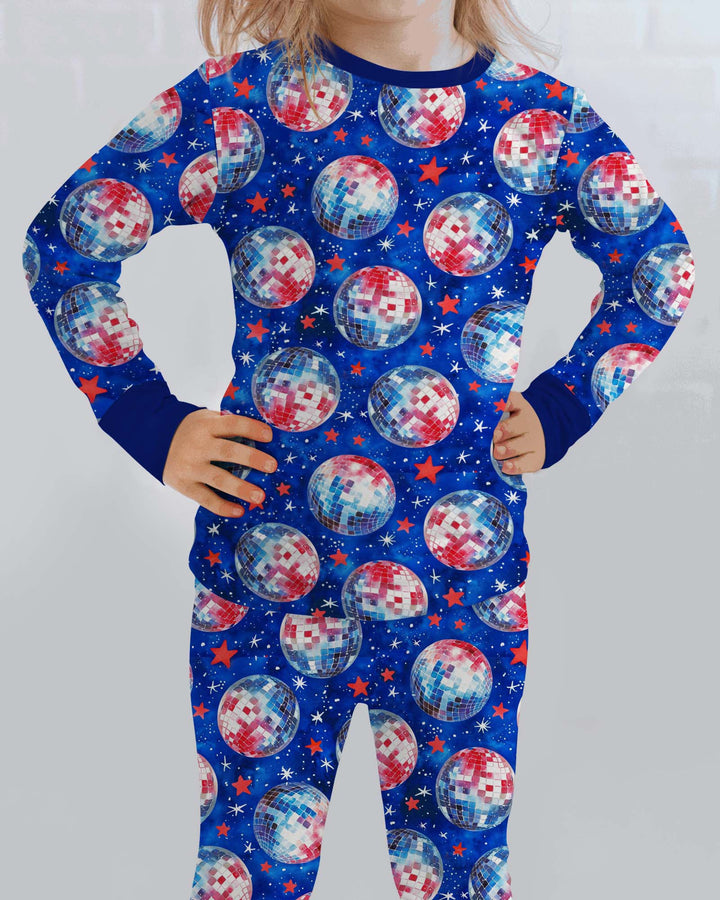 Conjunto de pijama de dos piezas de bambú de manga larga