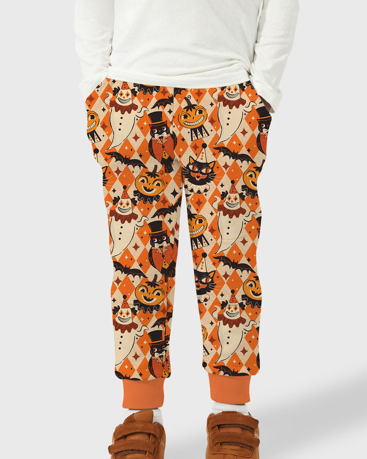 Vintage Halloween Carnival Bamboo Jogger