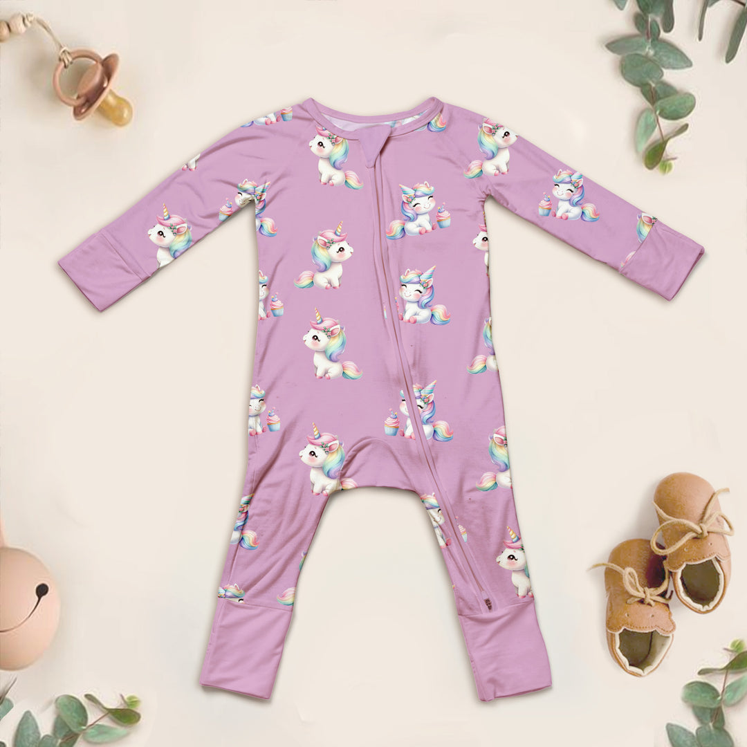 Unicorn Bamboo Baby 2-Piece Pajamas – Soft and Magical