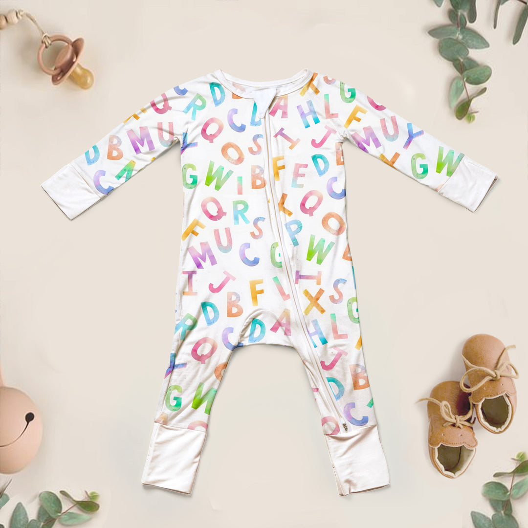 Alphabet Adventure Bamboo Pajamas for Kids - Educational & Fun