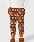 Vintage Pumpkin Patchwork Fall Bamboo Jogger