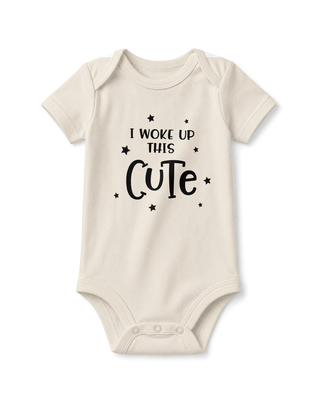 I Woke Up This Cute Funny Baby Bamboo Bodysuit Bamboo Bodysuit