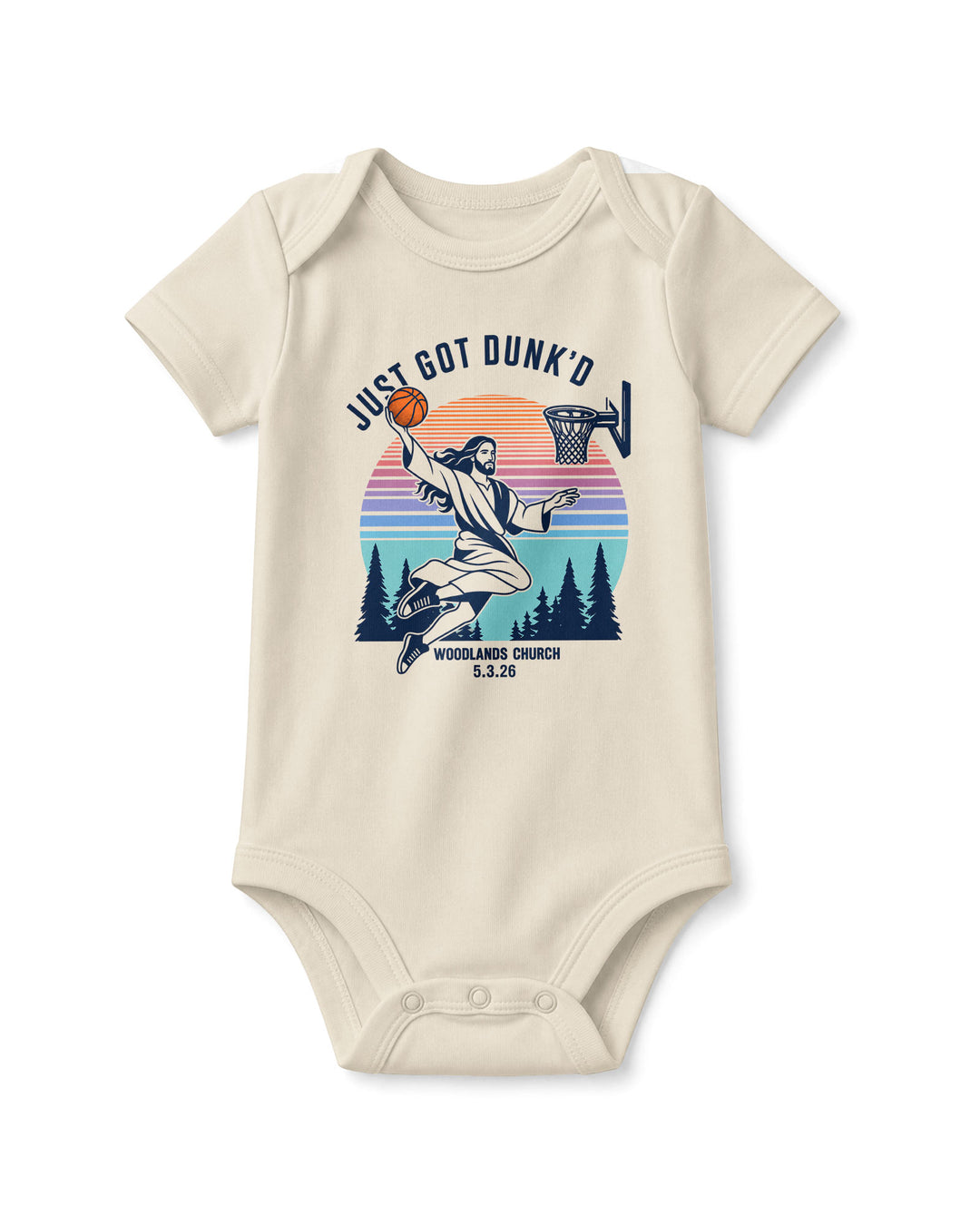 Custom Just Got Dunk'd Bamboo Bodysuit