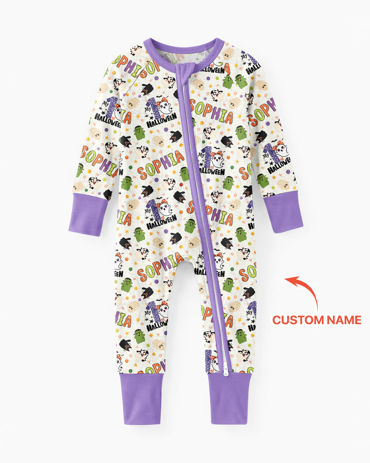 Personalized My First Halloween  Bamboo Convertible Zippy