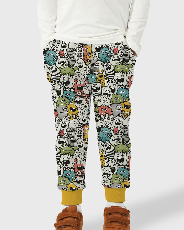 Monsters And Friends Bamboo Jogger