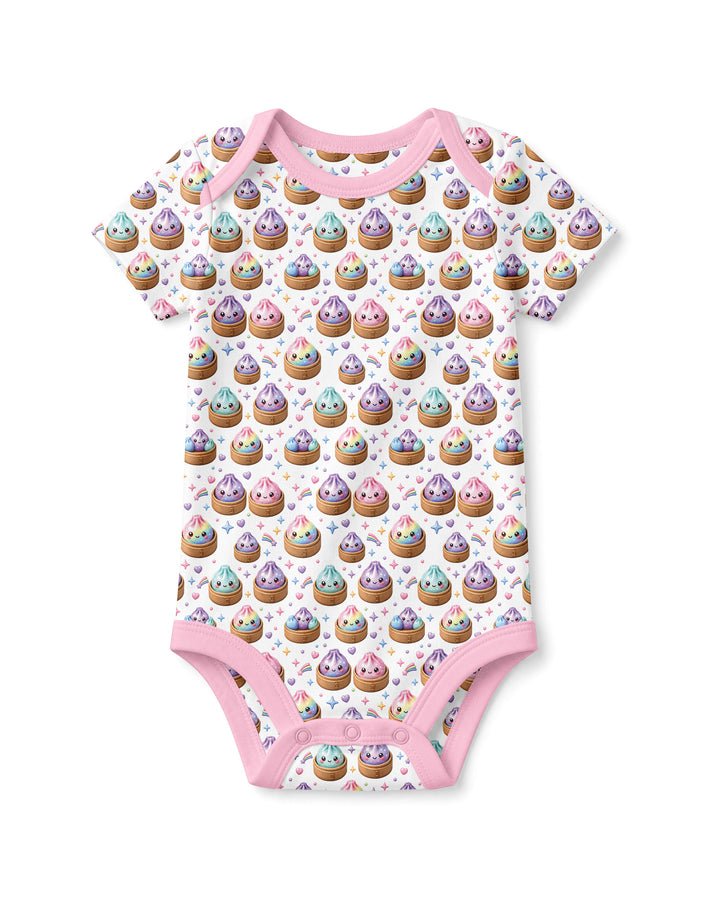 Cute Glitter Dumpling Bamboo Bodysuit