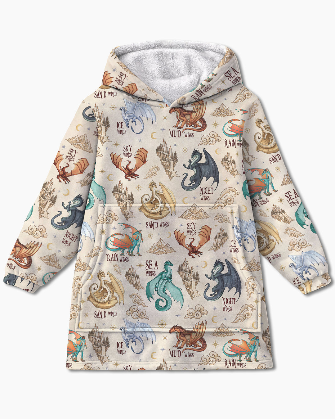 Elemental Dragons Bamboo Blanket Hoodie
