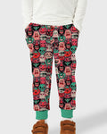 Retro Halloween Monsters Ghost Pumpkin Mummy Bamboo Jogger