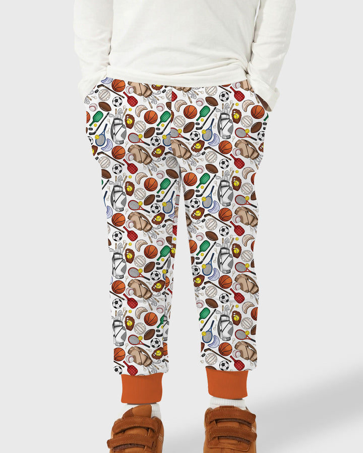 White Sports Equipment Bamboo Jogger