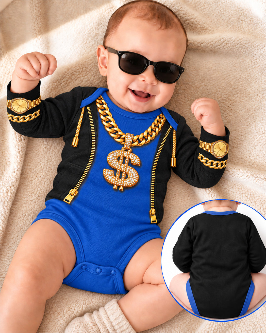 Little Chain King Bamboo Bodysuit