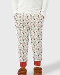 Vintage Santa Christmas Doodles Bamboo Jogger
