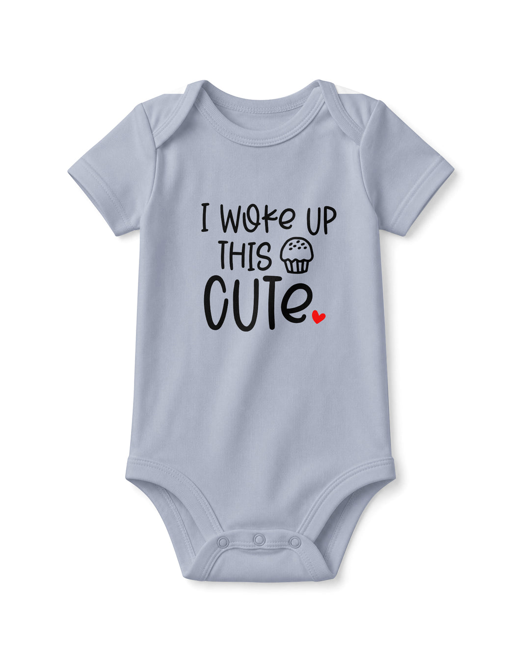 I Woke Up This Cute Cupcake Baby Bamboo Bodysuit