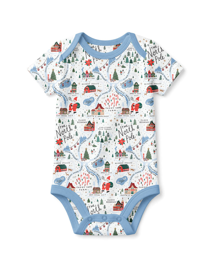 The North Pole Map Bamboo Bodysuit