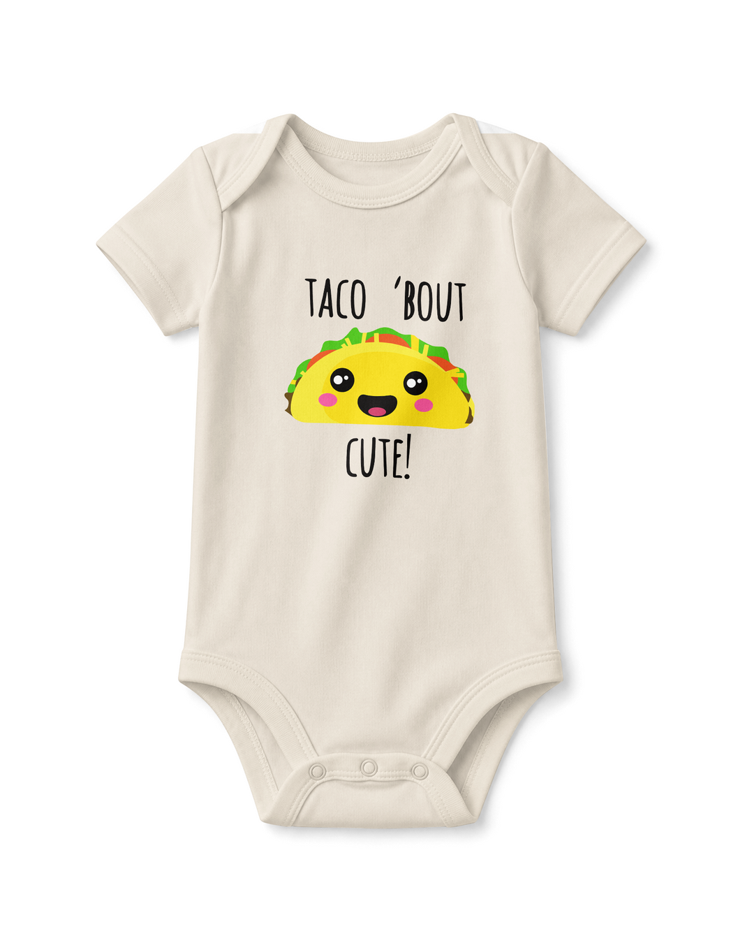 Taco 'Bout Cute Funny Taco Baby Bamboo Bodysuit