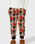 Black Cat And Pumpkin Halloween Bamboo Jogger