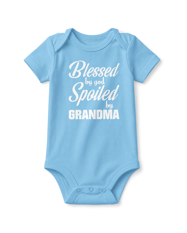 Blessed By God, Spoiled By Grandma Bamboo Bodysuit