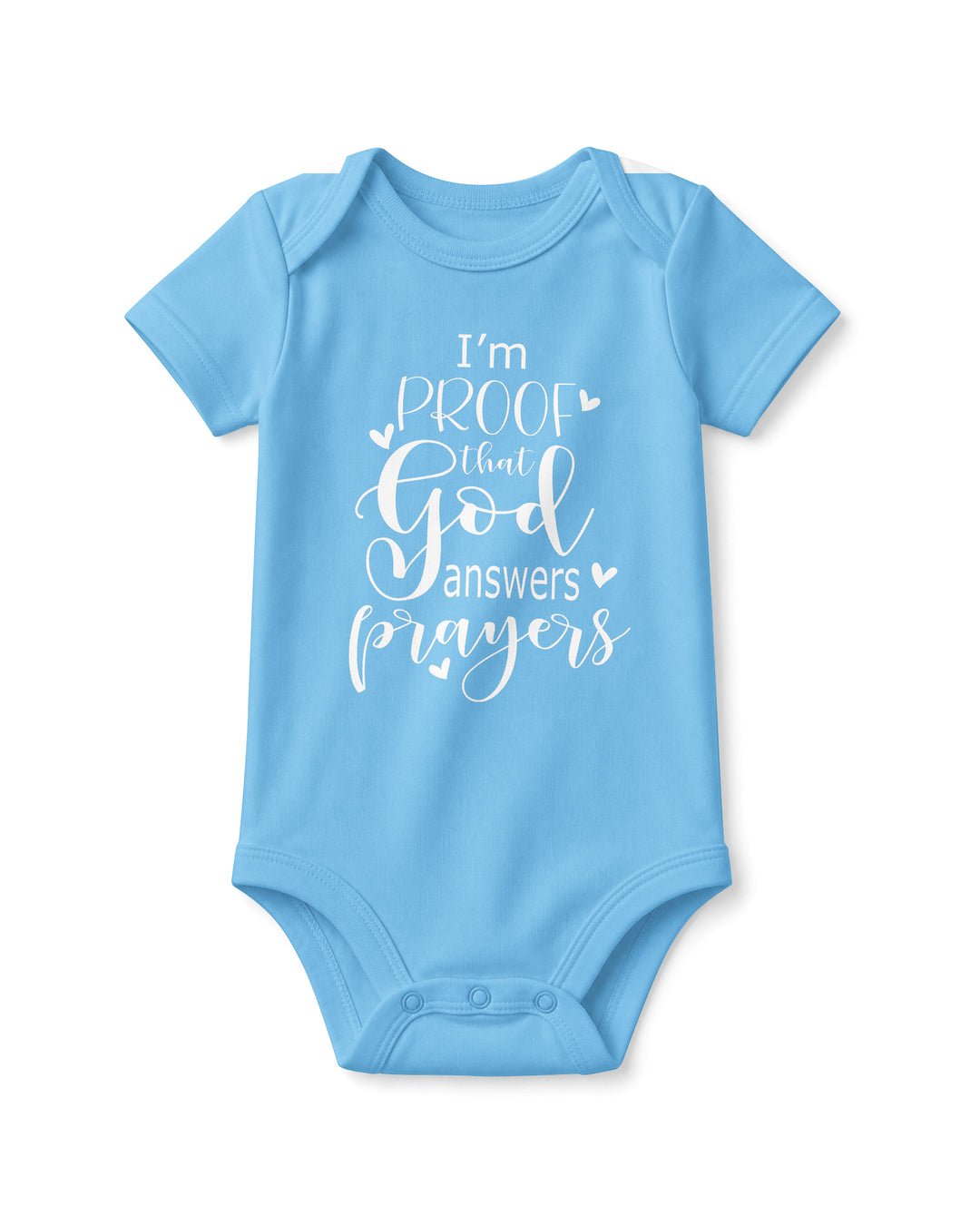 I'm Proof That God Answers Prayers Christian IVF Miracle Baby Bamboo Bodysuit