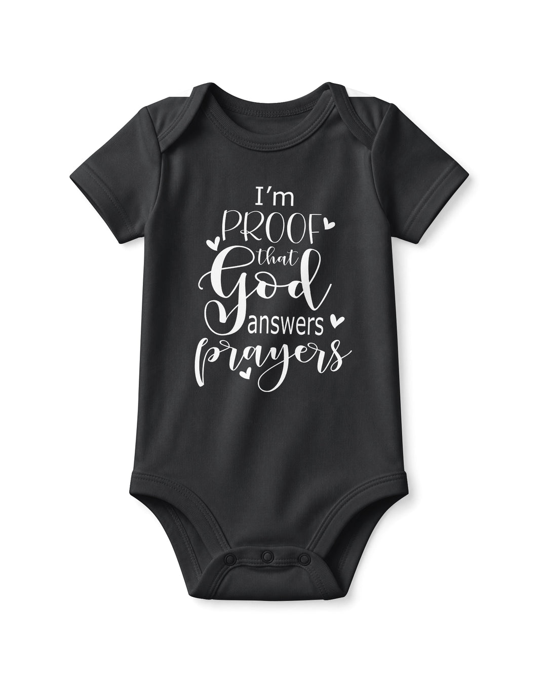 I'm Proof That God Answers Prayers Christian IVF Miracle Baby Bamboo Bodysuit
