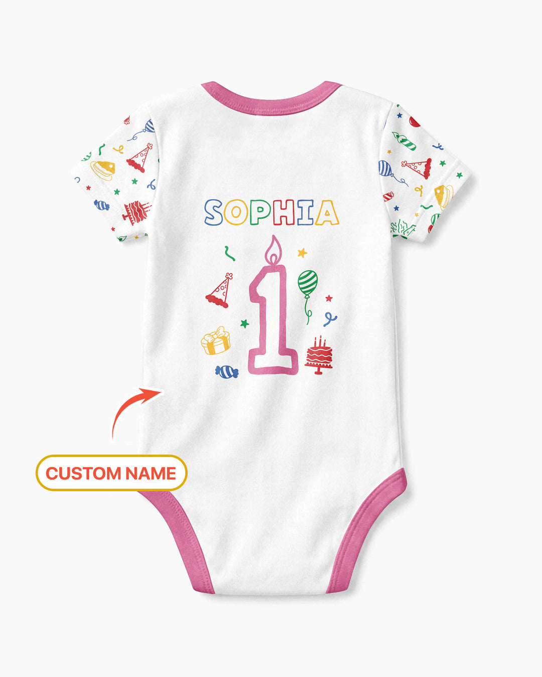 Custom Photo It's Fun To Be One Bamboo Bodysuit