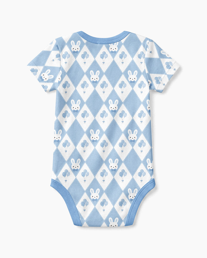 Custom Name When I Wake Up Bunny Birthday Bamboo Bodysuit