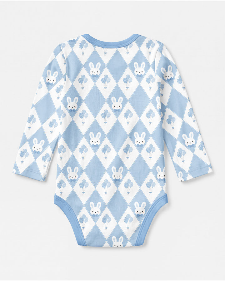 Custom Name When I Wake Up Bunny Birthday Bamboo Bodysuit