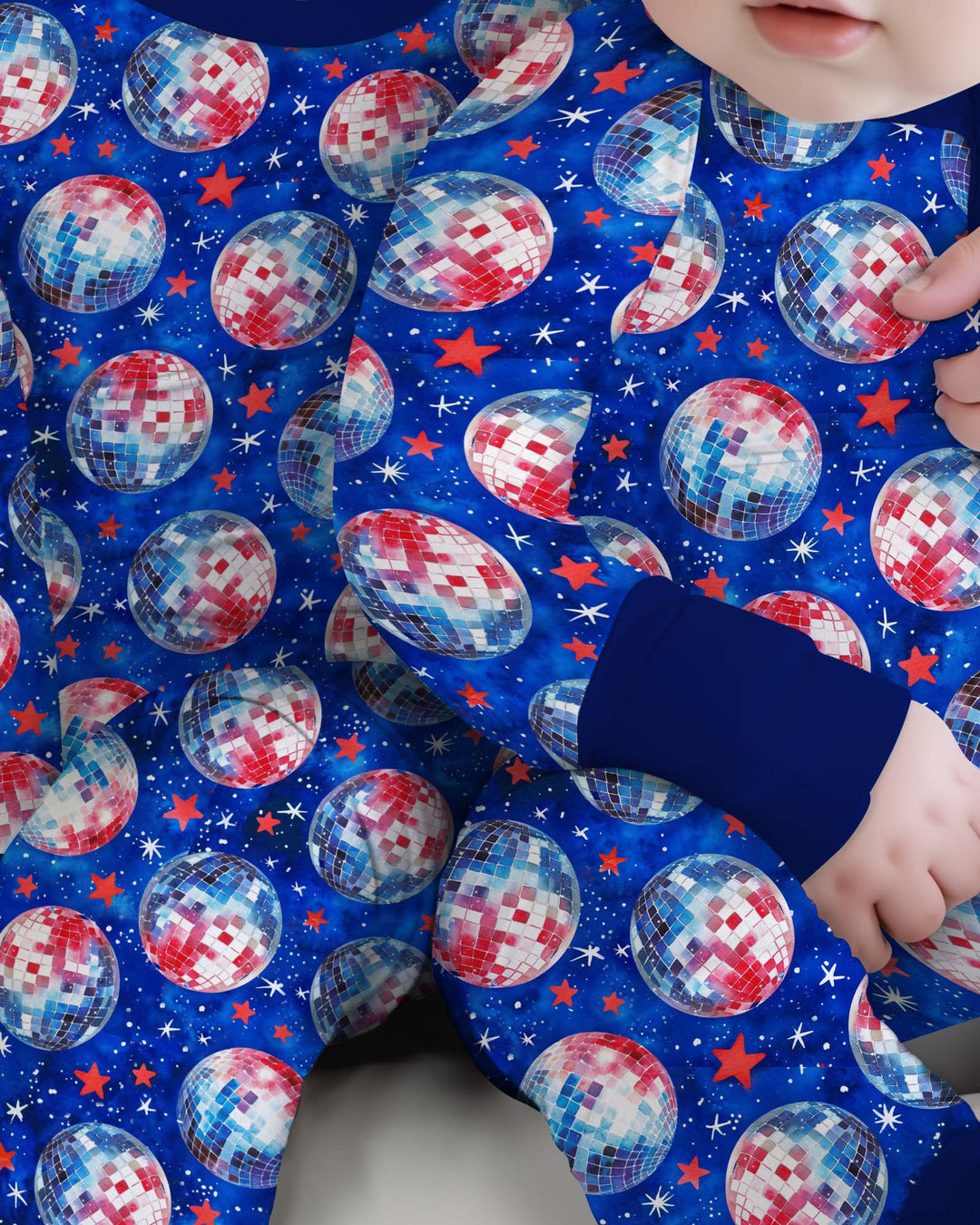 USA Disco Balls Bamboo Convertible Zippy