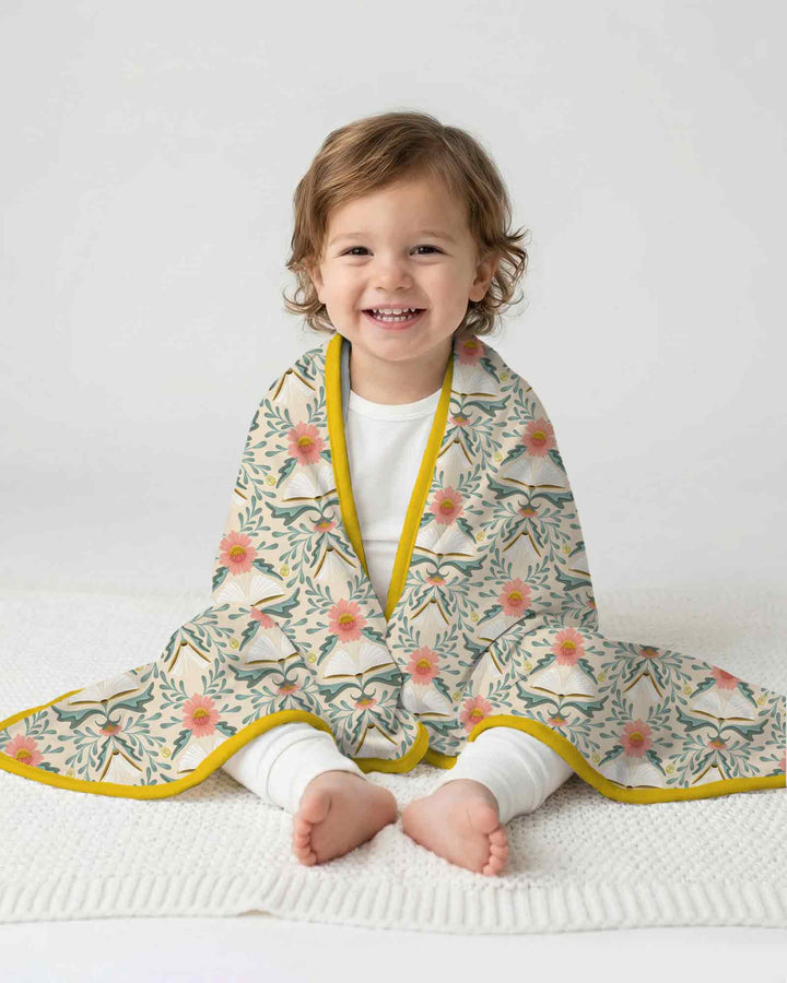 Blooming Stories Bamboo Blanket