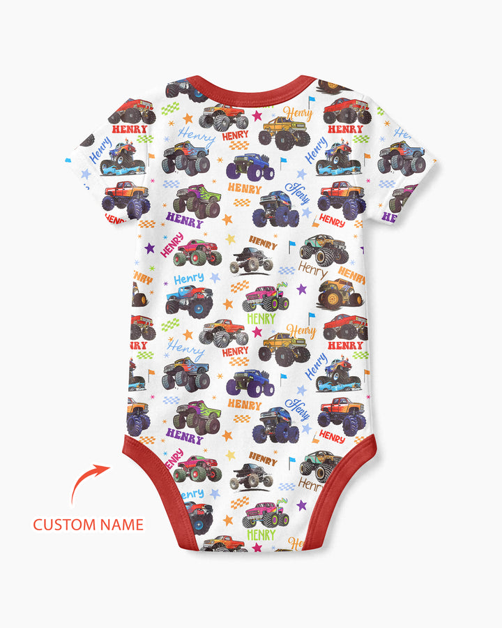 Gerippte Babykleidung mit individuellem Foto - Weich &amp; Skizzenhaft