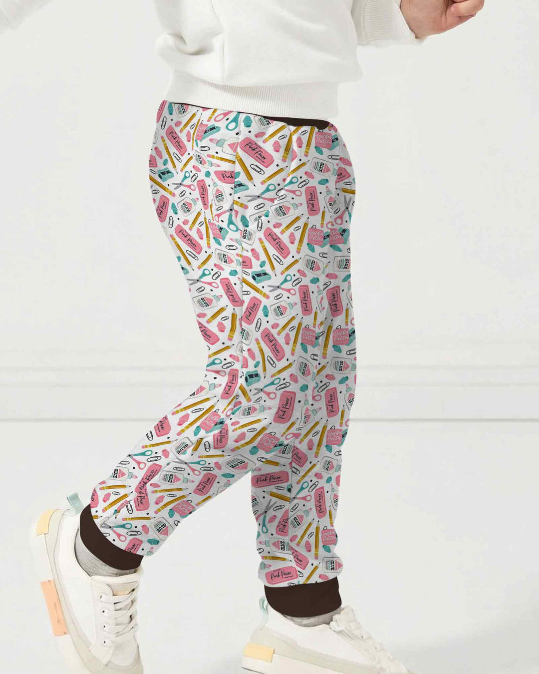 Pink Power School Supplies Bamboo Jogger
