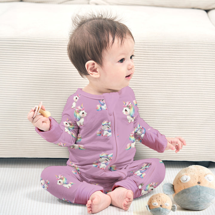 Unicorn Bamboo Baby 2-Piece Pajamas – Soft and Magical