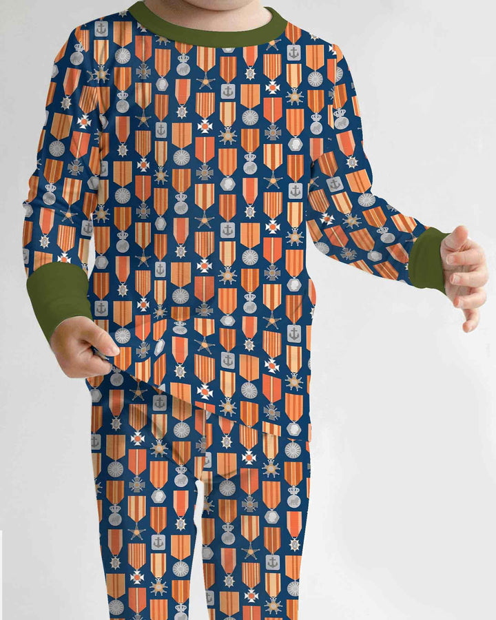 Little Hero Bamboo Two Piece Long Sleeve Pajama Set