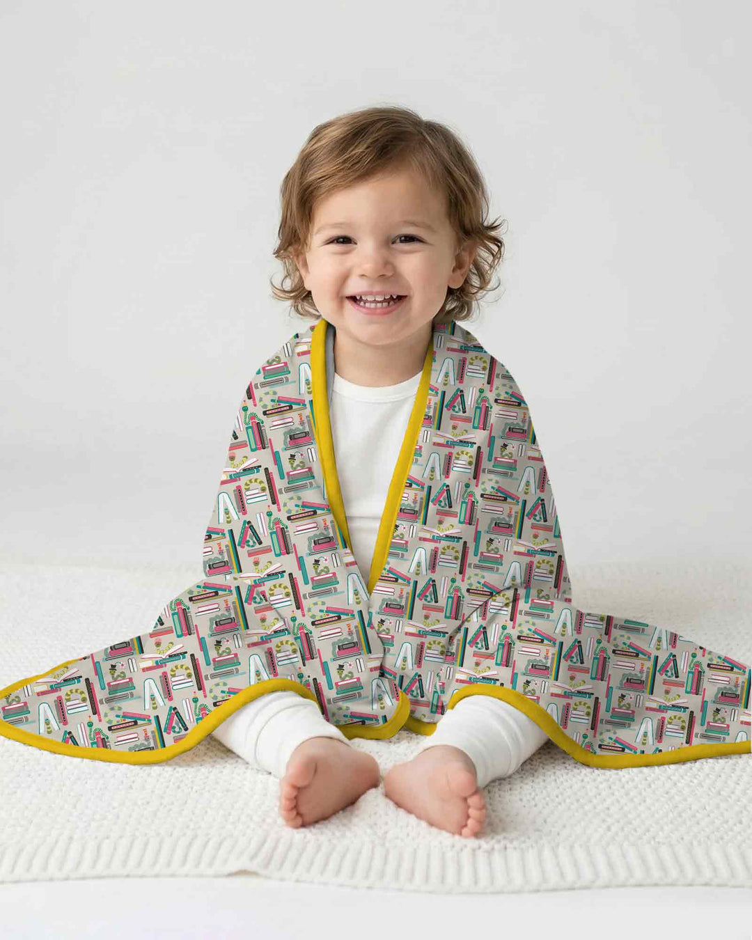 Bookworm Adventures Bamboo Blanket